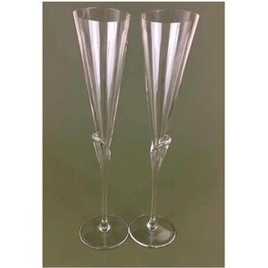 Rosenthal Crystal Champagne Flutes